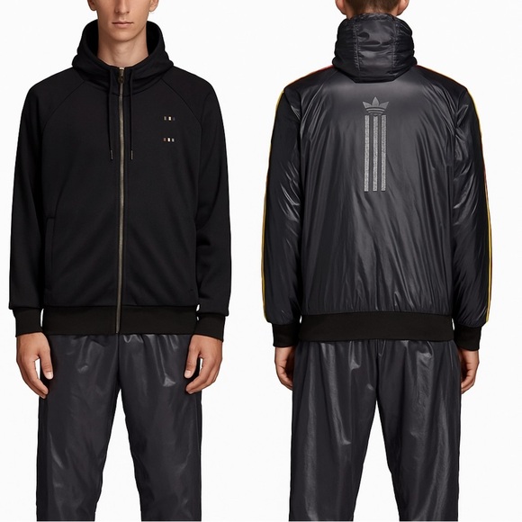 Adidas x Oyster Holdings Reversible Hoodie M Black DN8076 - Picture 1 of 16